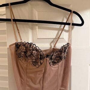 Women’s Lace-Trim Bustier Corset